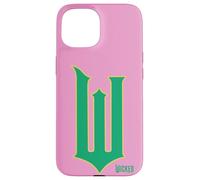Wicked Movie W Logo Green Goes Good With Pink Carcasa para iPhone 15