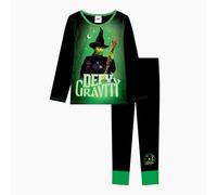 Wicked Pijama oficial para niñas, juego de 2 piezas, color negro, edad de 4 a 12 años, Negro, 9-10 años