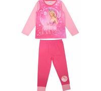 WICKED Pijama oficial para niñas, juego de 2 piezas, color rosa, edad de 4 a 12 años