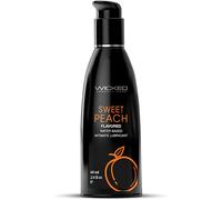 Wicked Sensual Care Aqua Sweet Peach Flavored Lubricante Transparent 60 ml