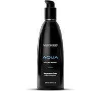 Wicked Sensual Care Collection Aqua Waterbased Lubricant - 8.5 oz Fragrance Free