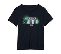 Wicked Wickedly Beautiful Camiseta, Mujer Tallas Grandes, Negro, 1XL Grande