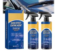 Wickeffect Coating Agent, Quick Effect Coating Agent for Car, Advanced Car Quick-Acting Coatings Agents Spray, for Cars Care, Renovations (2pcs)