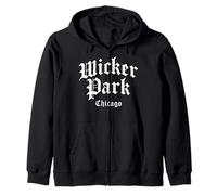 Wicker Park Chicago Neighborhood Pride North Side 773 872 Sudadera con Capucha
