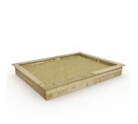 WICKEY Caja de Arena de Madera King Kong 195 x 250 cm para niños en el jardín