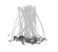 Wicks para hacer velas, mechas para hacer velas | Mechas de velas pre-enceradas | 50 UNIDS Kit de de vela de soja, mechas largas manualidades de bricolaje, suministros para la fabricación de