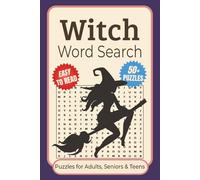 Wicth Word Seach Puzzle Book: Word Searches Featuring Clear and Readable Print about Witches, Witchcraft, Spells, and More | 6x9 Inches, 110 Pages | ... for Holidays, Vacations, and Relaxing Time