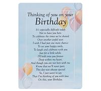 Widdle Celebrations Thinking of you on your Birthday - Tarjeta conmemorativa impermeable para tumba - TY207