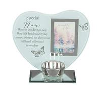 Widdle Gifts Ltd Portavelas de Cristal para Velas de té, tamaño único, Color Blanco