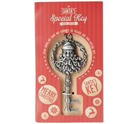 Widdle Wonderland Llave mágica de Papá Noel, para Nochebuena, Plateado