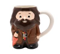 Widdop and Co Harry Potter Back to Hogwarts - Taza 3D, diseño de Hagrid | Taza de personaje 3D con batas esculpidas, barba y paraguas, ideal para bebidas calientes en casa o en la oficina