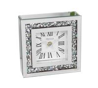 Widdop and Co Reloj de sobremesa con Borde de Cristal Widdop Hestia de 15 cm