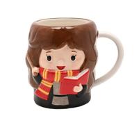 Widdop and Co Taza Harry Potter Regreso a Hogwarts 3D - Hermione | Taza de cerámica coleccionable de 220 ml para té y café mago, producto oficial