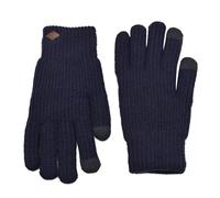 Widdop & Co. - Juego de guantes para pantalla táctil para hombre, diseño de capas Harvey Makin en azul marino, accesorio de moda elegante