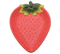 Widdop Cottage Garden - Vajilla de cerámica con temática de fresas, plato de fresas, vajilla de verano brillante y peculiar, bonita idea de regalo, picnic al aire libre