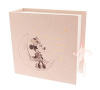 Widdop Disney Baby - Caja de recuerdos para bebé, color rosa y dorado, 24 x 24 x 9,5 cm