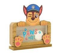 Widdop Hucha de madera con ventana transparente de Paw Patrol Chase para niños, regalo para niños