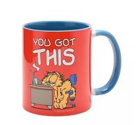 Widdop - Taza divertida de Fandomania Garfield, diseño icónico de gato de tira cómica, taza de té y café de cerámica nostálgica, regalo premium para fanáticos, cumpleaños o cualquier ocasión especial