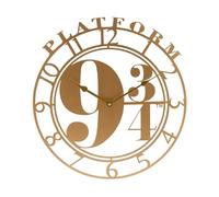 Widdop Warner Bros Harry Potter Alumni - Reloj de pared con plataforma 9 3/4, dorado (WB267)