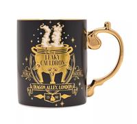 Widdop Warner Bros - Taza de Harry Potter con diseño icónico de caldero con fugas, taza de té y café de cerámica novedosa, mercancía coleccionable oficial, regalo premium para fanáticos, cumpleaños y