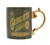 Widdop Warner Bros - Taza de Harry Potter con diseño icónico de Gringotts Bank - Taza de cerámica para té y café - Producto oficial de colección - Regalo premium para fanáticos, cumpleaños y otras