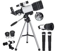 Wide-Angle Astronomy Telescope for Kids Beginners,70mm Aperture 300mm Astronomical Telescope with Tripod,Desktop Astronomical Telescope WOWCSXWC