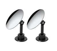 Wide Angle Blind Spot Mirror for Vehicles - 1-Pair Small Adjustable Side Rearview Mirror | Hydrophobic Safety Reflective Glass, 360° Rotatable Folding Assist Mirrors for Truck SUV Car Auto Parking