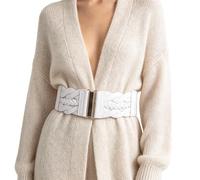 Wide Belt - Flexible Girdle Sash, Expandable Torso Wrap, Resilient Midsection Loop | Girdle Ornate Link For Night Out Dinner Date Office Events Gala Ceremony Holiday Festival Spring Summer Fall