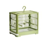 Wide Bird Cage, Spacious Parakeet Nest, Easy-Clean Pull-Out Tray, Folding Habitat for Lovebirds and Cockatiels, Perfect Bird Accessory for Indoor Living, 11,81 x 9,06 x 10,24 pulgadas