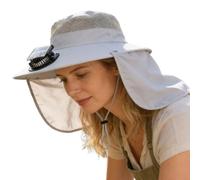 Wide Brim Solar Fan Hat,Hat with Fans Solar Power, Solars Powered USB Rechargeable Cooling Cap | Cooling Hats with Fan for Summer Outdoor Beach Fishing Hiking Camping Walking Travel Vacation Business
