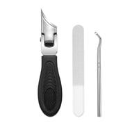 Wide Jaw Beveled Edge Toenail Trimmer - Slanted Nail Clippers, Precision Stainless Steel Fingernail Clipping Tool, Slant Trimmer Ergonomic Manicure Set for Women Men Elderly Care
