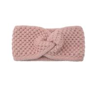 Wide Knitting Headband Winter Warm Ear Warmers Women Thicken Turban Hair Accessories Elastic Band Headwraps(Pink)