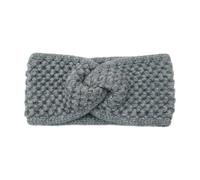 Wide Knitting Headband Winter Warm Ear Warmers Women Thicken Turban Hair Accessories Elastic Band Headwraps(Dark Grey)