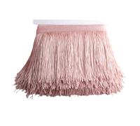 Wide Lace Fringe Trim, Polyester Tassel Multicolor 15cm 9 Meter Sewing Crafts Curtain(Pink)