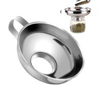 Wide Mouth Funnel - Jar Funnel for Transferring | Stainless Steel with Polished Finish, Kitchen Liquid Pouring Tool, Jam Grain Filling Accessory for Home Cooks