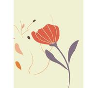 Wide-Narrow-Wide Cursive Writing Notebook for Kids: 8x10 Flower Design. Bulgarian Handwriting Practice Book for Cyrillic & Latin Scripts | Perfect for ... Classrooms: Тетрадка с тесни и широки редове