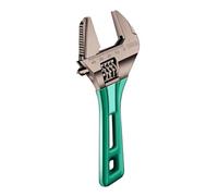 Wide Opening Adjustable Short Handle Wrench - Multifunctional Steel Hand Tool | Heavy-Duty Carbon Steel Construction With Compact Design | For Home Garage Workshop, Portable Adjustable Wrench For Plum