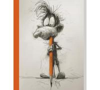 Wide Ruled 7.5x9,25" Composition Notebook: Funny Creative Design for School, Work & Ideas, 110 Pages: A Notebook for Those Who Think (and Sketch) Outside the Box