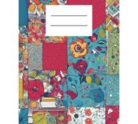 Wide Ruled Composition Book Flower Aesthetic, Diary, Writing Journal Notebook with Lined Paper, Home School Supplies: For K-12, Elementary, Middle, ... • One Subject • 110 Pages (7.5 x 9.25 inches)