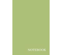 Wide-Ruled Composition Notebook: 6×9 Inches. Composition Book 100 Pages. All-purpose. Education, Home Schooling & Work. Perfect for Creative Writing, ... or School Projects. Sage Green -White.
