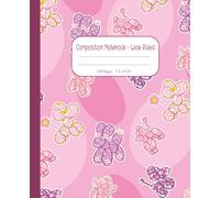 Wide Ruled Composition Notebook: Pink and Purple Balloon Animal Themed Cover. Back to School Supplies for Girls.