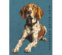 Wide Ruled Notebook: American English Coonhound Dog