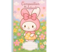Wide-Ruled Pastel Bunny Bloom | Enchanted Meadow Series | 6x9 | Finn Wilder: Creative Writing Book | 108 Pages | Indexed + Numbered | Kids & Teens | Kawaii Gift | Cute Aesthetic | Everyday Notes