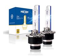 wideep Bombillas de xenón HID D2S para faros delanteros, 8000 K, 35 W, 85 V, haz alto y bajo 66240 85122UB 66040 66240XNL, luces de repuesto para coche, 2 unidades