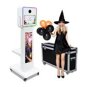 WideMeet Máquina de cabina de fotos DSLR de 15.6 pulgadas con pantalla táctil LCD, portátil, funda de vuelo para bodas, fiestas, eventos (cabina de fotos LCD)