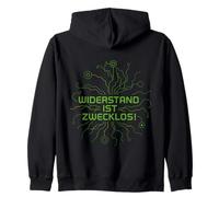 Widerstand ist zwecklos Sudadera con Capucha