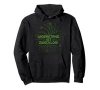 Widerstand ist zwecklos Sudadera con Capucha