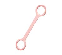 Widerstands Trainingsband 15LB Silikon - 8 Form Stretch Fitnessband Mit Rutschfesten Griffen | Yoga Pilates Übungsband Für Arme Schultern Rücken Brust Heimtraining Fitnessstudio Rehabilitation Reise