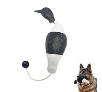 WideSmart Pato Dummy Dog Training,Mordedor Perro Dummy Flotante,Parachoques de Pato Imita a un Dummy de Pato como Juguete para el Entrenamiento de Cachorros o Perros de Caza Adultos