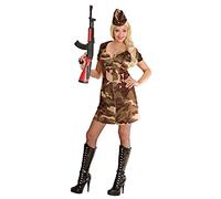 Widman S/70472- Disfraz de militar para mujer, M
